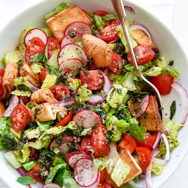 The Best Fattoush Salad | foodiecrush.com