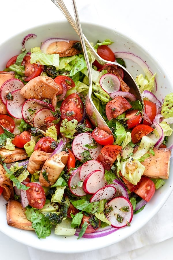 The Best Fattoush Salad | foodiecrush.com