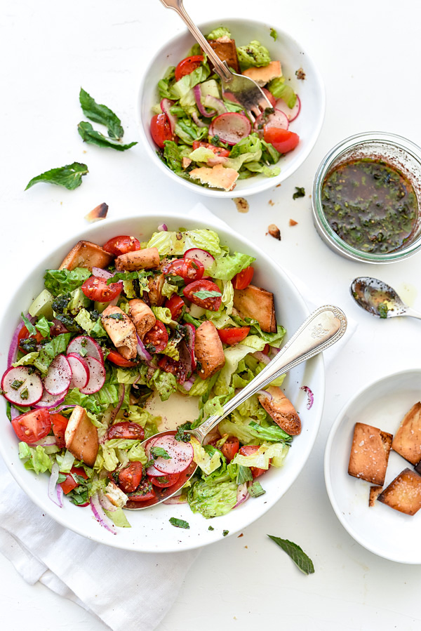 The Best Fattoush Salad | foodiecrush.com