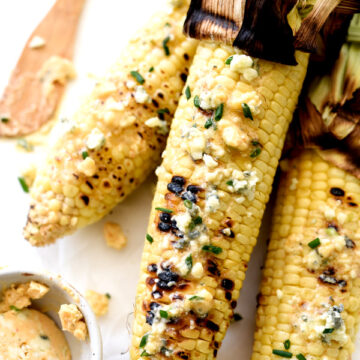 Grilled Corn with Spicy Buffalo Butter | foodiecrush.com