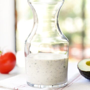 Homemade Ranch Dressing Recipe | foodiecrush.com