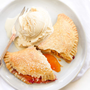 Raspberry Peach Hand Pies | foodiecrush.com