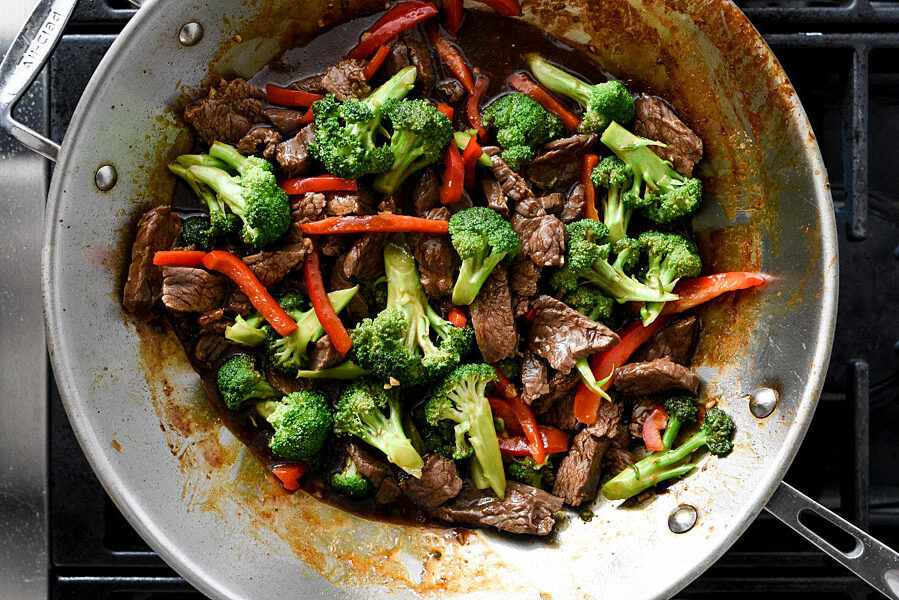 Beef with Broccoli is an easy dinner and makes a healthy family meal | foodiecrush.com