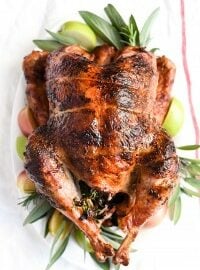 Rotisserie Herb Butter Turkey Recipe Foodiecrush Com