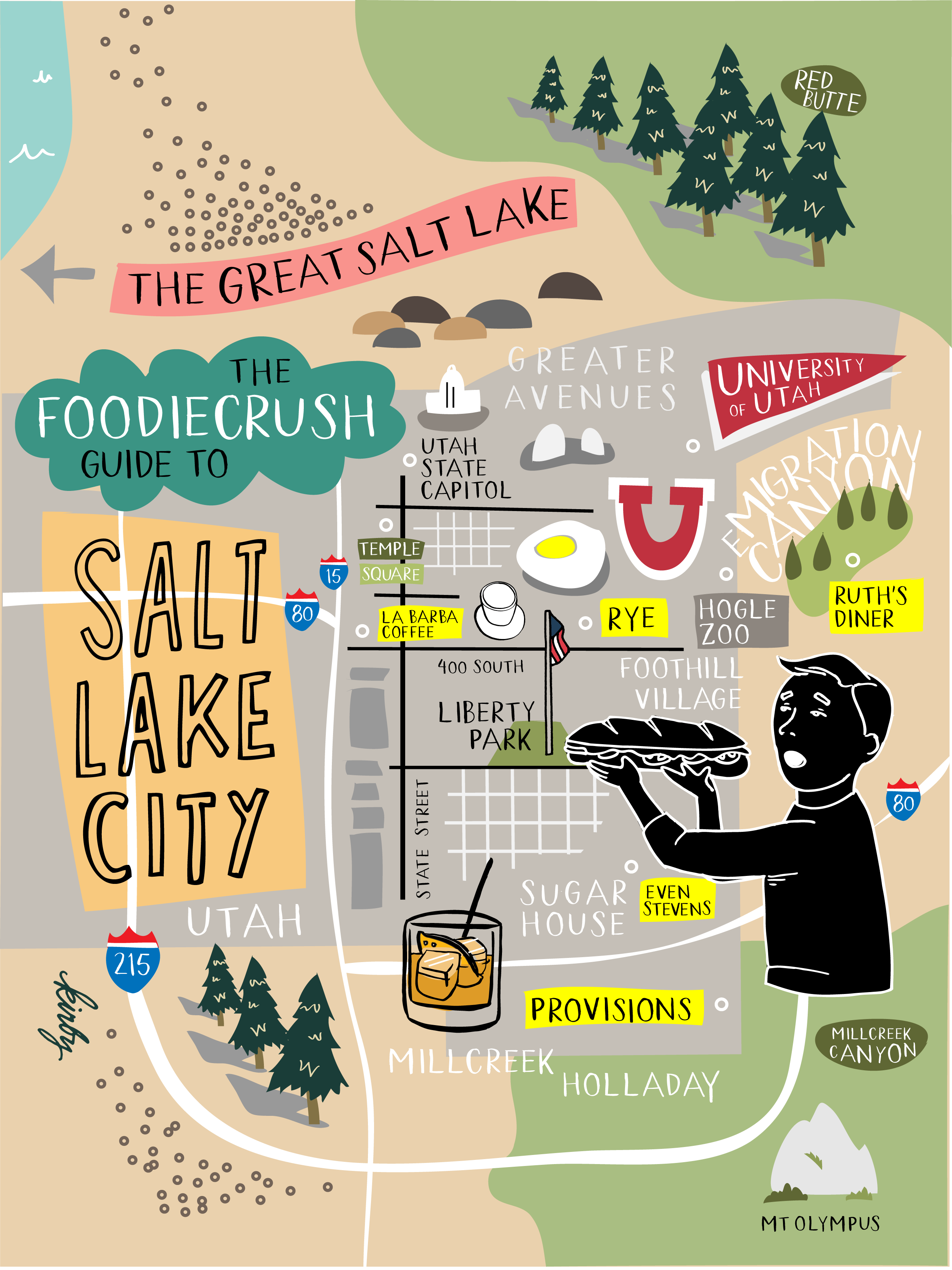 Food Bloggers Guide of Where to Eat in Salt Lake City | foodiecrush.com 