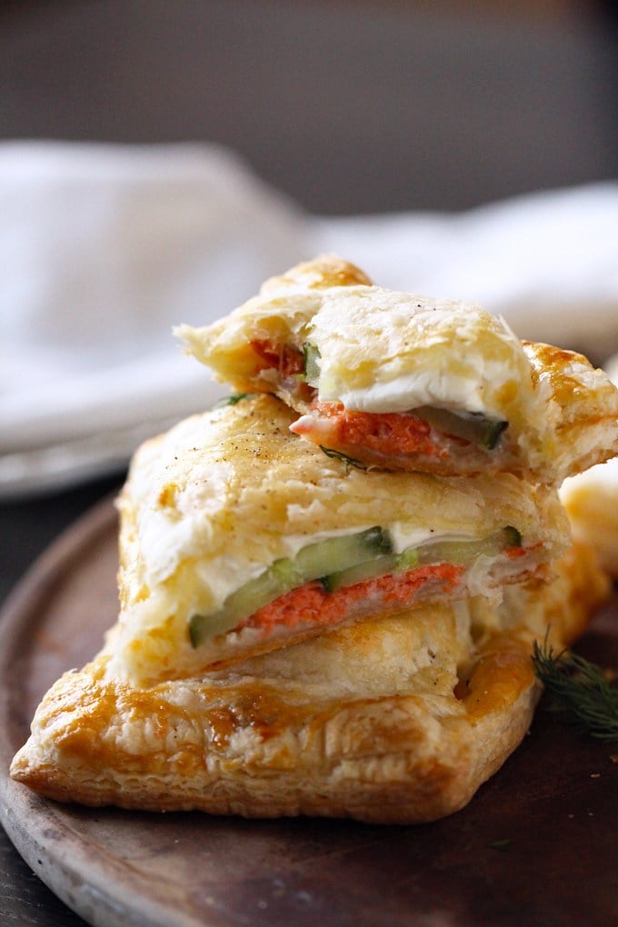Smoked Salmon Handpies from Port and Fin on foodiecrush.