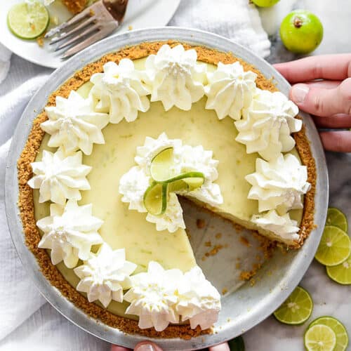 Homemade Key Lime Pie (Authentic & So Easy) | foodiecrush.com