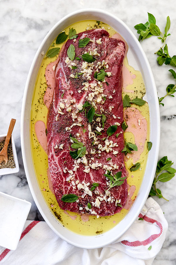 Grilled Skirt Steak with Chimichurri | foodiecrush.com