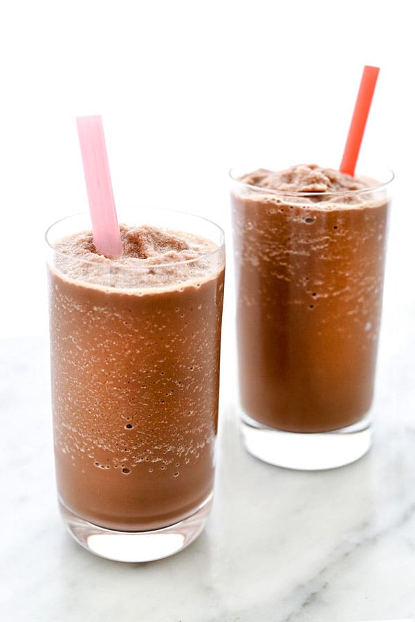 How to Make an Ice Blended Mocha | foodiecrush.com