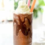 How to Make an Ice Blended Mocha | foodiecrush.com
