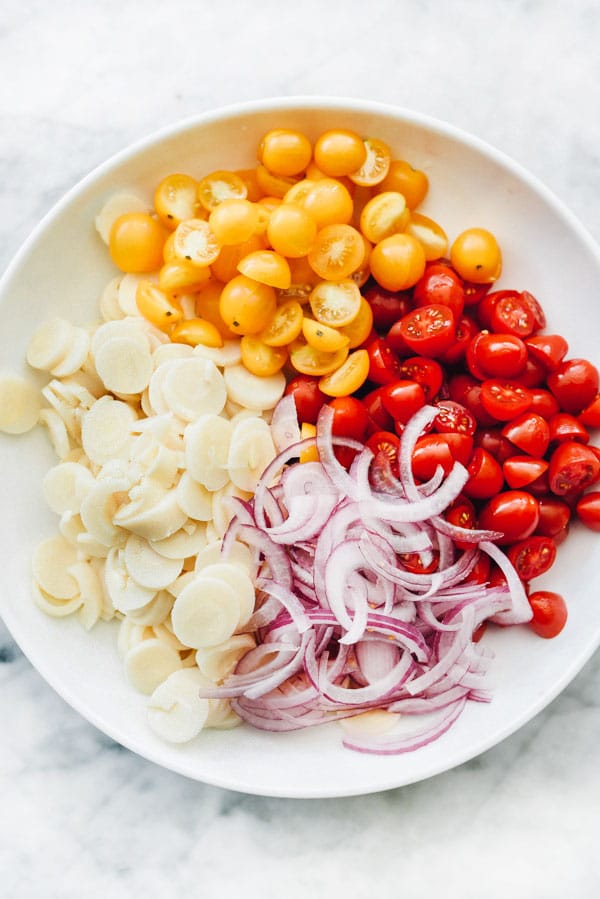 Tomato and Hearts of Palm Salad | foodiecrush.com 