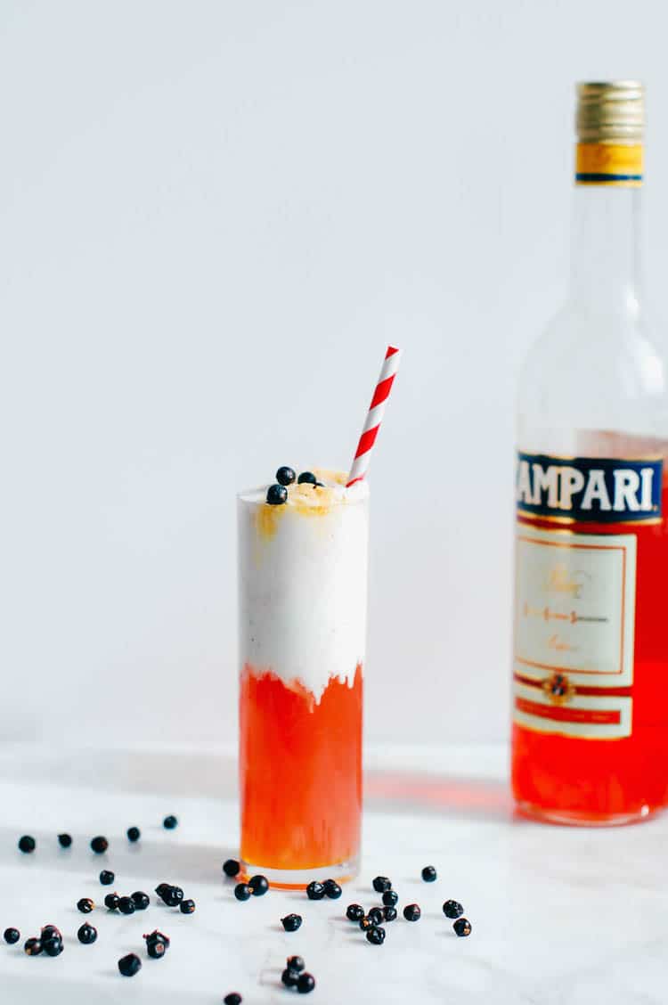 Negroni Float from craftandcocktails.co on foodiecrush.com
