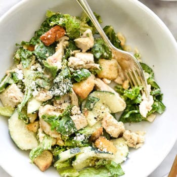 Chicken Caesar Salad | foodiecrush.com