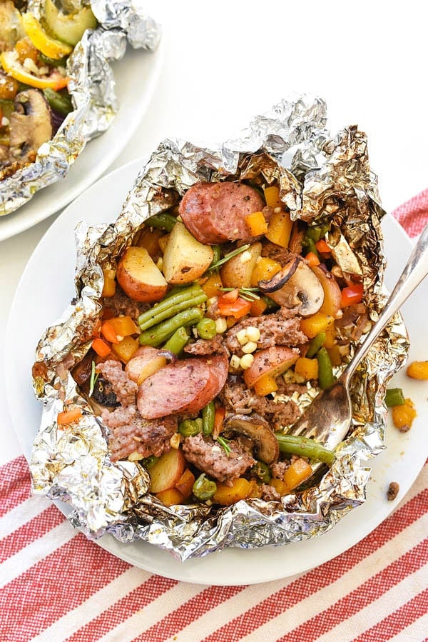 Easy DIY Foil Packet Dinners | #oven #forthegrill #healthy #easy foodiecrush.com