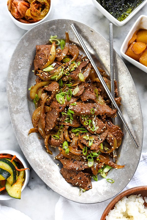 Korean Beef Bulgogi Recipe | foodiecrush.com