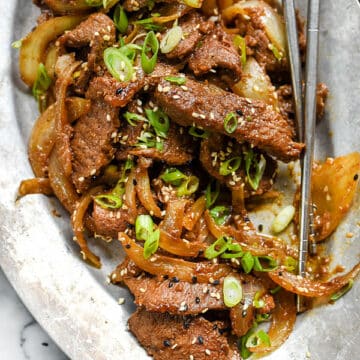 Korean Beef Bulgogi recipe | foodiecrush.com