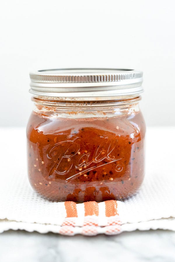 Smoky Tomato Salsa | #recipe #oven #authentic #canning #homemade foodiecrush.com