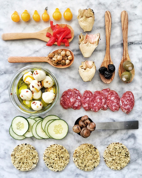 Italian-Inspired Salad Plate | foodiecrush.com