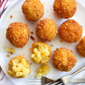 Fried Mac n Cheese Balls | foodiecrush.com