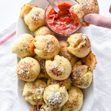 Garlic Butter Pepperoni Pizza Rolls | foodiecrush.com