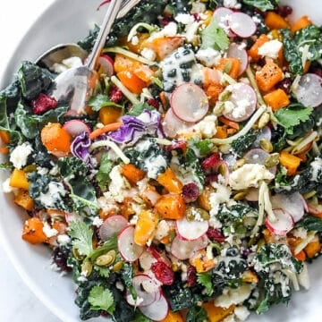 Chopped Mexican Kale Salad | foodiecrush.com