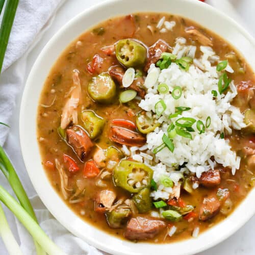 Chicken Sausage Gumbo Soup - The Whole Cook