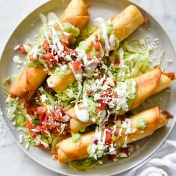 Chipotle Chicken Taquitos | foodiecrush.com