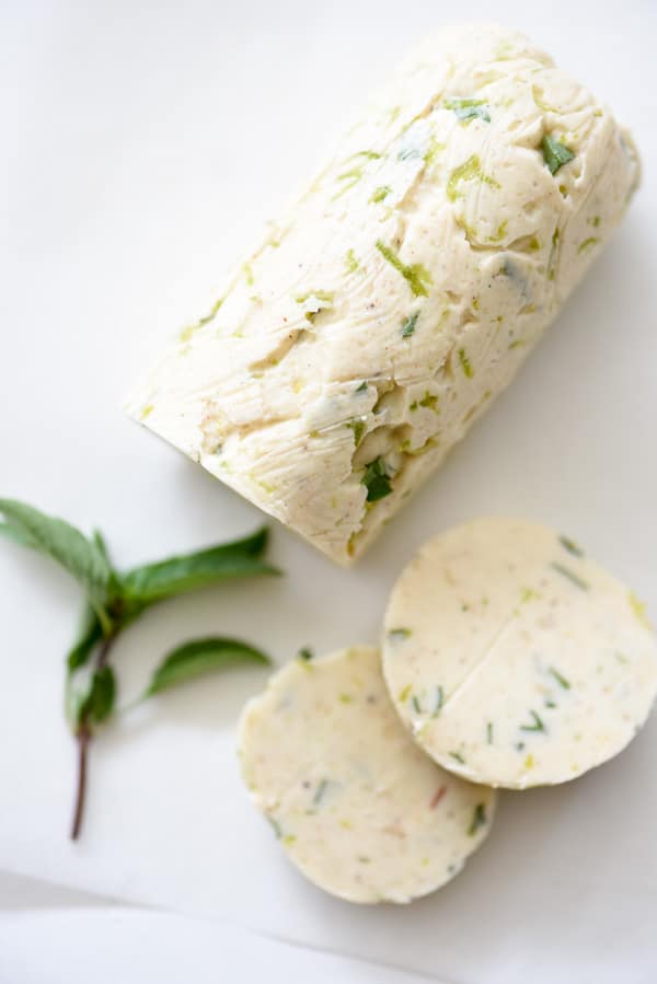 Thai Basil and Lime Flavored Compound Butters | foodiecrush.com