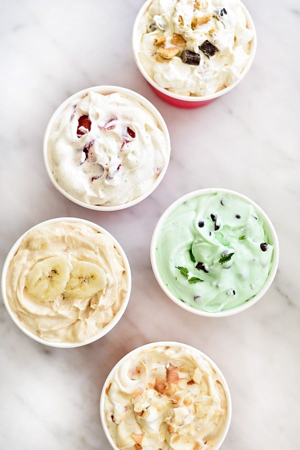 How to Make Easy Homemade No-Churn Ice Cream plus 10 ideas for homemade ice cream flavors | foodiecrush.com 