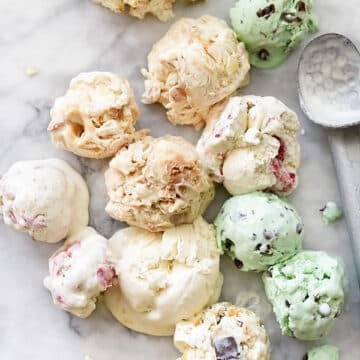 How to Make Easy Homemade No-Churn Ice Cream plus 10 ideas for homemade ice cream flavors | foodiecrush.com