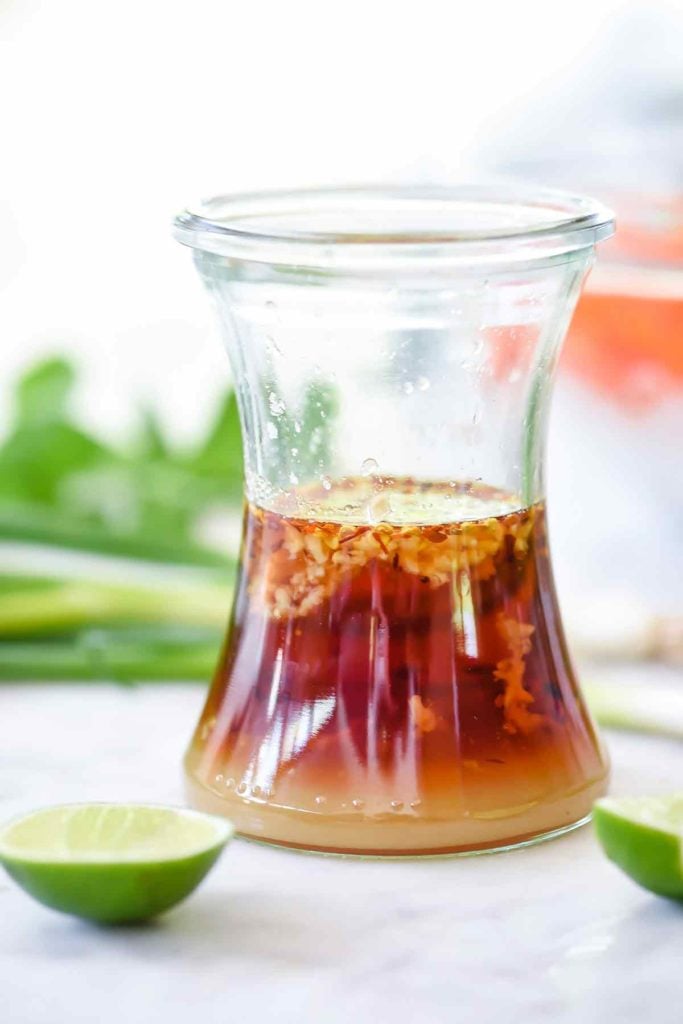 Vietnamese Nuac Cham Rice Vinegar Dressing | foodiecrush.com 