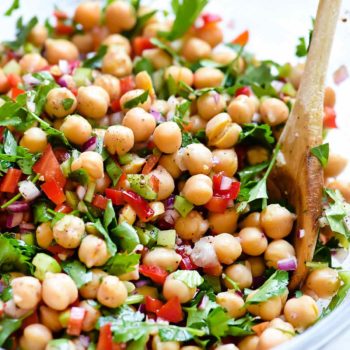 Outrageous Herbacious Mediterranean Salad | foodiecrush.com