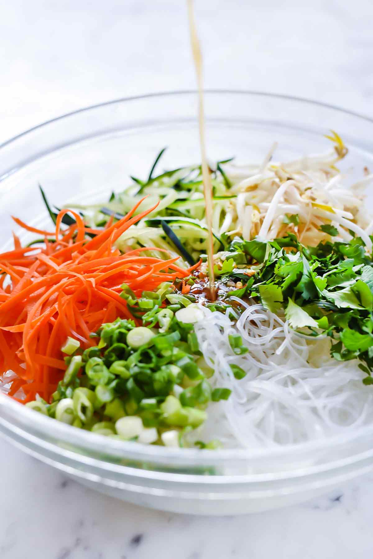 Fresh and Easy Vietnamese Noodle Salad | foodiecrush.com