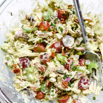 Avocado Greek Yogurt Chicken Salad | foodiecrush.com