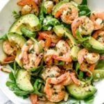 Citrus Shrimp and Avocado Salad from foodiecrush.com on foodiecrush.com