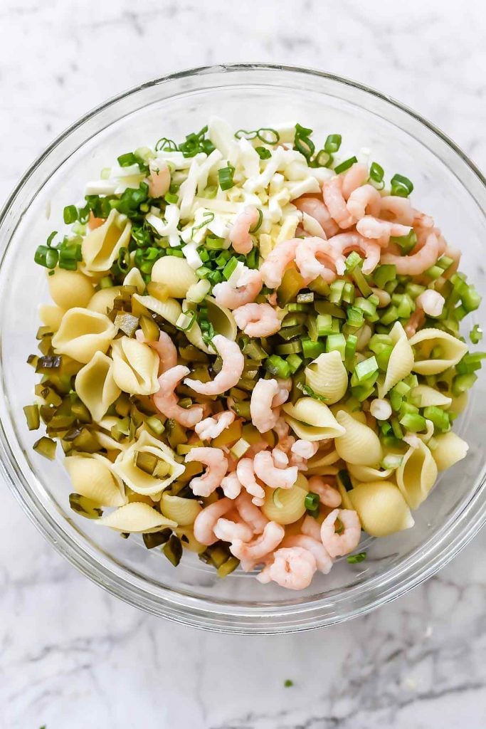 Shrimp Pasta Salad | foodiecrush.com