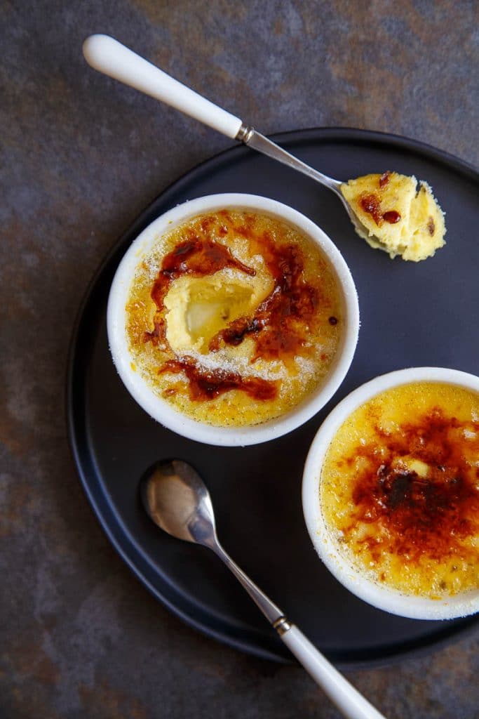 Slow Cooker Creme Brûlée from Desserts for Two on foodiecrush.com