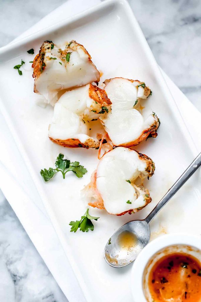Grilled Lobster Tails with Smoked Paprika Butter | foodiecrush.com