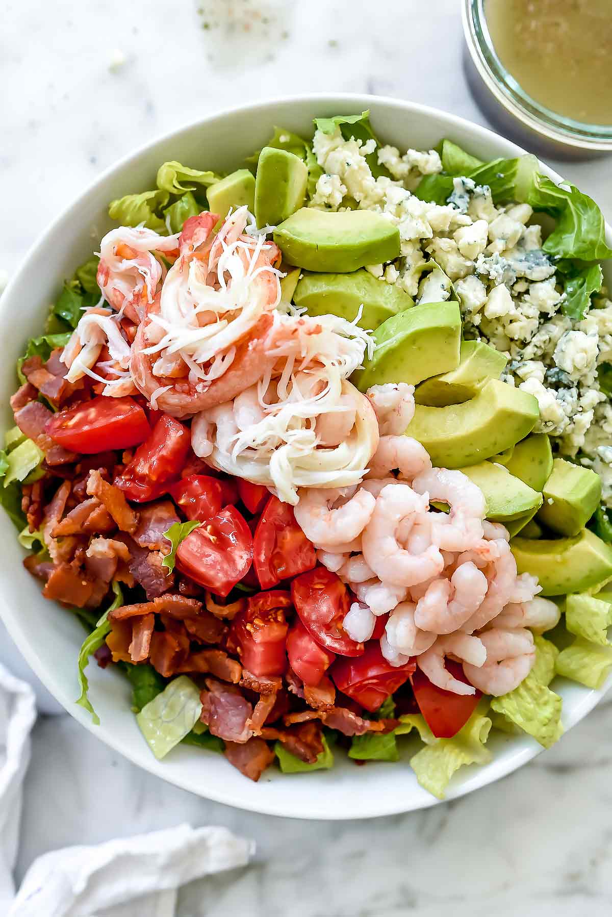 Crab and Shrimp Seafood Cobb Salad