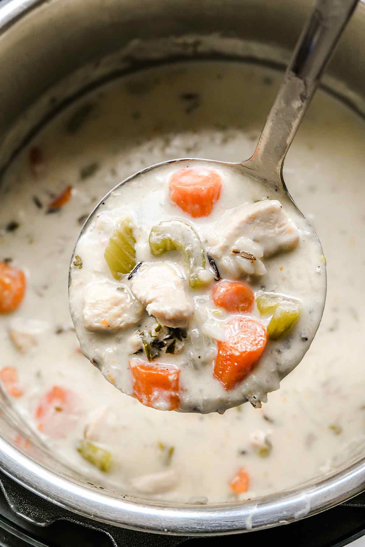 Best Instant Pot Creamy Chicken and Wild Rice Soup Recipe - How to
