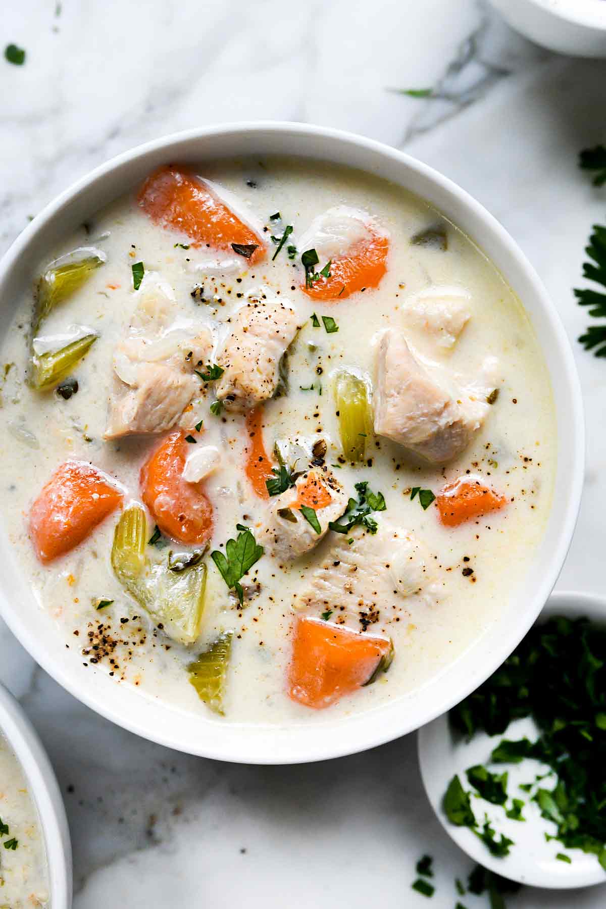 Creamy Chicken and Rice Soup - Recipe Girl