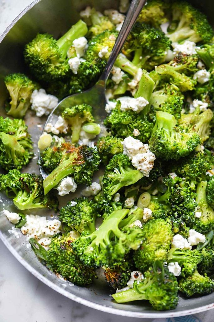 Broccoli with Feta | foodiecrush.com