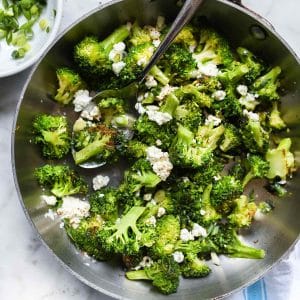 Easy Broccoli with Feta Cheese Image