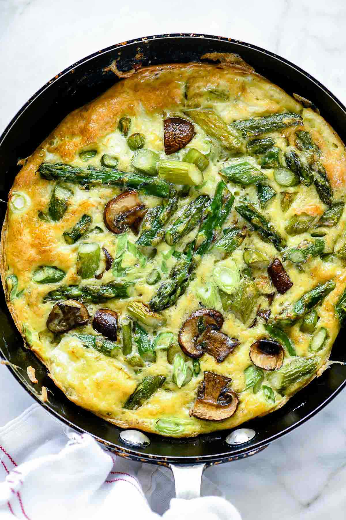 Mushroom & Asparagus Frittata