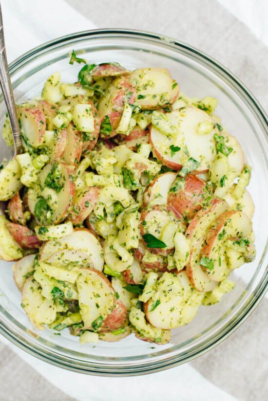 Herbed Red Potato Salad from cookieandkate.com on foodiecrush.com