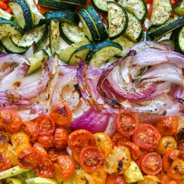 Rainbow of Grilled Vegetables | foodiecrush.com