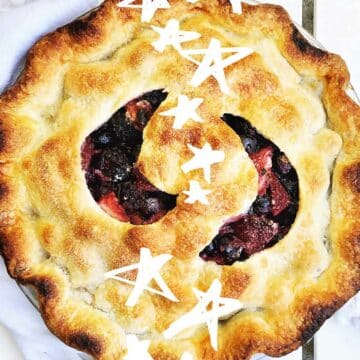 Four Berry Pie foodiecrush.com