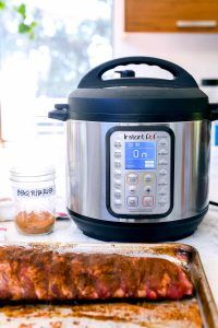 BBQ Instant Pot Pork Ribs Recipe (Pressure Cooker Ribs!) - foodiecrush