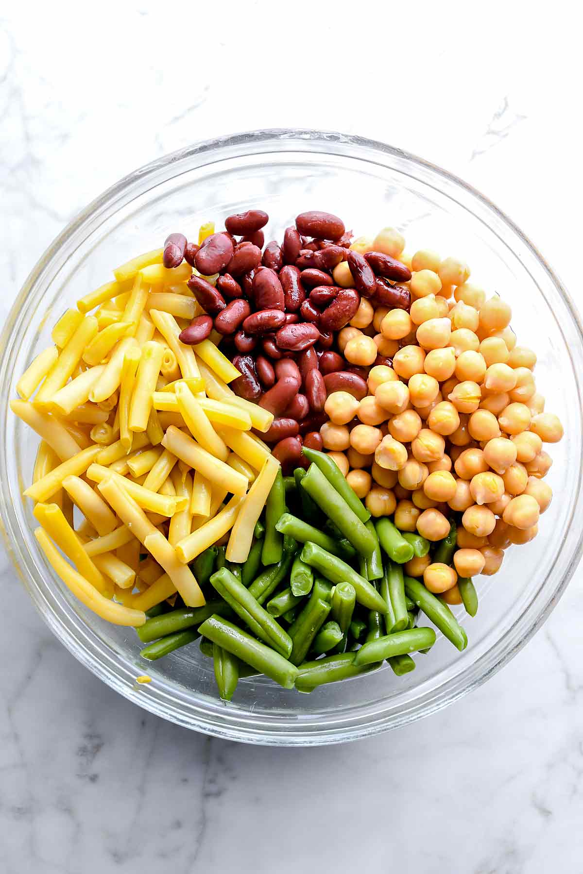 Classic Three Bean Salad (That's Really Four) - foodiecrush