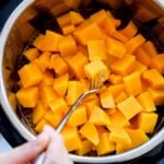How to Cook Instant Pot Butternut Squash | foodiecrush.com | #butternut #squash #instantpot #pressurecooking #soup #recipes